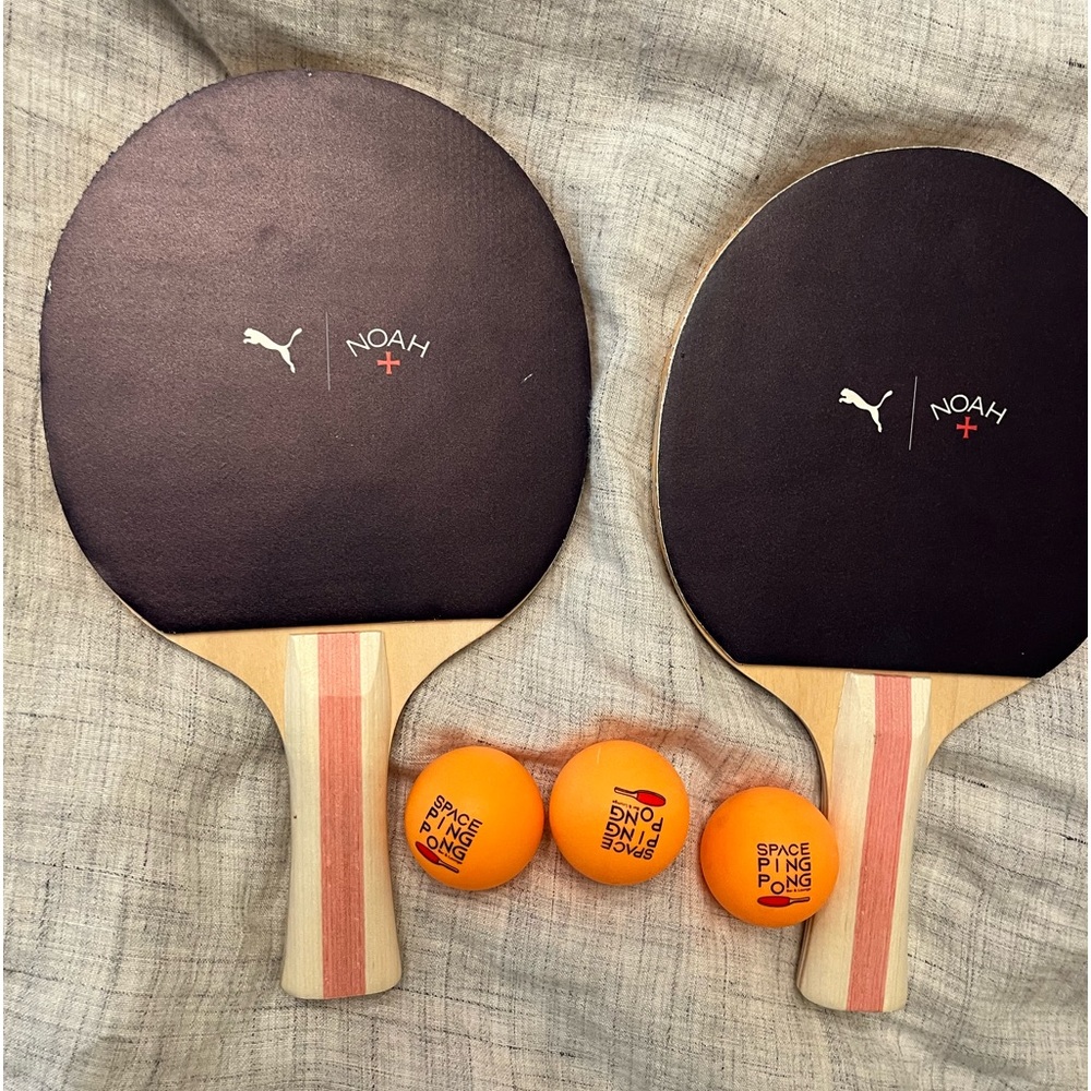 Pair 2 NOAH NYC x puma ping pong Paddles
